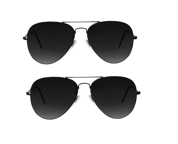 Image of Unisex Stylish Round Sunglasses | TAC Polarized Lens | 100% UV Protection | Men & Women Driving Bikes, Outdoor Sports, Hiking & Travel Eyewear (black sunglass)