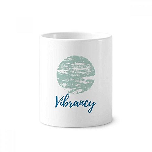 Plantes en encre verte mug blanc en céramique pour embellir votre bureau de travail