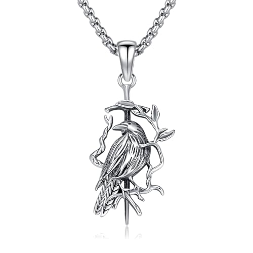 Collier viking argent 925 anti-allergie nœud celtique durable