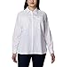Columbia Silver Ridge Lite Long Sleeve Shirt Camiseta de Senderismo, Blanco, L...