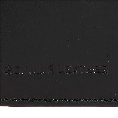 Pepe Jeans Unisex. 7863331 Cartera Vertical De Piel Cracker Negro Con Cierre De Click (Osfa), Casual - 7