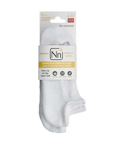 Image of No Nonsense Women's Expantech Recycled Polyester no Show Socks