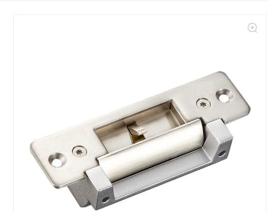 EASmartech Heavy Duty Electric Door Strike, Silver Grey, 2200 lbs Holding Force, NO/NC Switchable, Wired, ANSI Standard with Extension Plate Compatibility