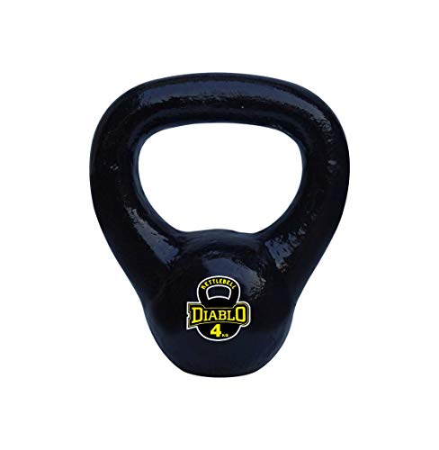 Image of DIABLO Premium Fitness Solid Cast Iron Kettlebell Weights (2Kg,4KG,6KG,8KG,10KG,12KG,14KG,16KG,18KG,20KG) (4000)