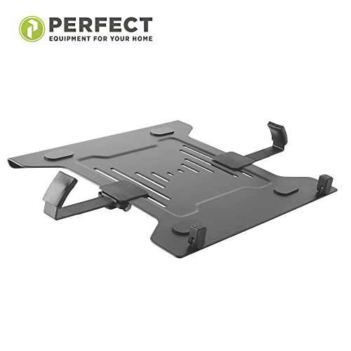 Perfect Notebook Mount for VESA Table Mounts Surface 30 cm x 22.5 cm Maximum Load 9 kg Black, Notebookhalterung - Image 2