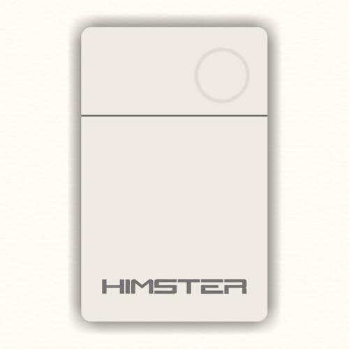 Image of Himster Smart Card Tracker for Android | No SIM Needed | Anti-Lost & Loud 75dB Alert | Ultra-Thin 2.85mm Item Finder-Wallets,Bags,Laptops, Tablets|3 Month Wireless Rechargeable Battery(White)