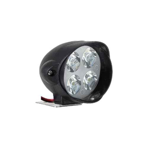 Image of AutoKraftZ Cone 9 LED White Driving Light Auxiliary Fog Light Waterproof Spotlight for Tata Nexon