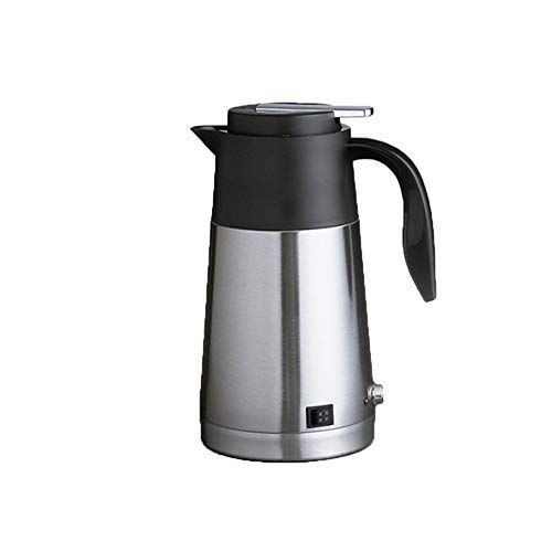 BNCXMO Camión de automóvil de Acero Inoxidable de 1300 ml Viajes eléctricos de hervidor de Agua con calefacción