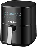 Friteuse à air numérique LIVINGbasics 6.5L | 8 menus préréglés, technologie Turbo 1500W, sans huile, arrêt automatique, protection contre la surchauffe