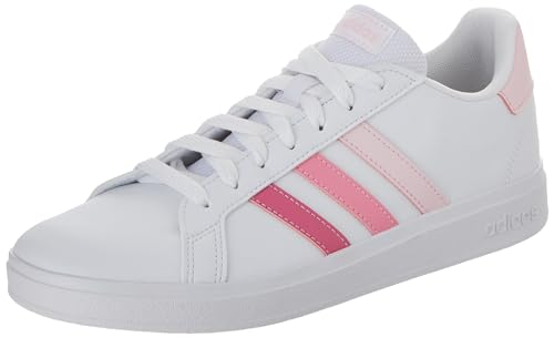 adidas Unisex-Child Grand Court Lifestyle Tennis Lace-Up Shoes Sneaker