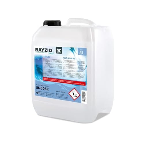 5 L Höfer Chemie® Pool Algenvernichter - Präventives Anti Algenmittel für Schwimmbad & Pool - gegen Algen