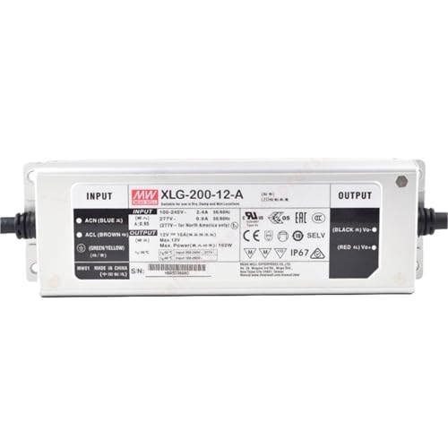 XLG-200-24-AB Alimentation LED 24V 200W réglable pour éclairage extérieur IP67