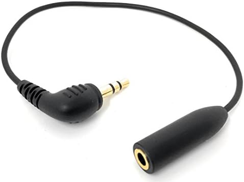 Movo MC4 TRRS to TRS Adapter - 3.5mm (Female) TRRS Microphone Adapter Cable to 3.5mm TRS (Male) for Cameras and Recorders