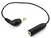Movo MC4 TRRS to TRS Adapter - 3.5mm (Female) TRRS Microphone Adapter Cable to 3.5mm TRS (Male) for Cameras and Recorders