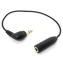 Movo MC4 TRRS إلى محول TRS - كابل محول الميكروفون TRRS 3.5 مم إلى 3.5 مم TRS ذكر للكاميرات والمسجلات