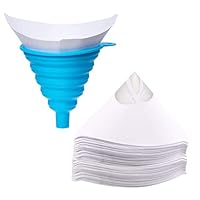 Algopix Similar Product 3 - Strainer Cone Silicone Funnel Filter
