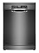 Bosch SMS6ECC12E Serie 6, Lavastoviglie da libera installazione, Home Connect, Extra Clean zone: lavaggio intenso per lo sporco più ostinato, Assistente al lavaggio, Programma Preferito,Nero, 60 cm