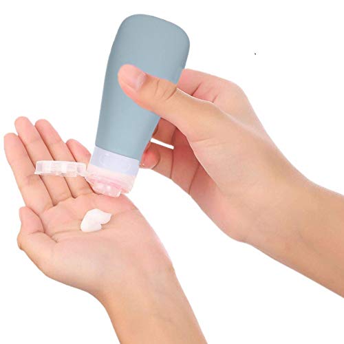 Preisvergleich Produktbild ppactvo Reiseflaschen Set Reiseflaschen Squeezy Reiseflaschen Wiederverwendbare Shampooflaschen Tragbare Lotionsemulsionsflasche Reisezubehör Plastikflaschen Green