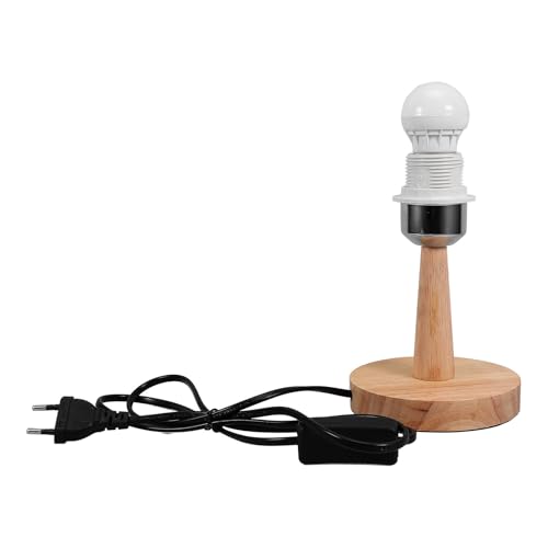 Support de lampe de table en bois rond de qualité supérieure pour bureau chic
