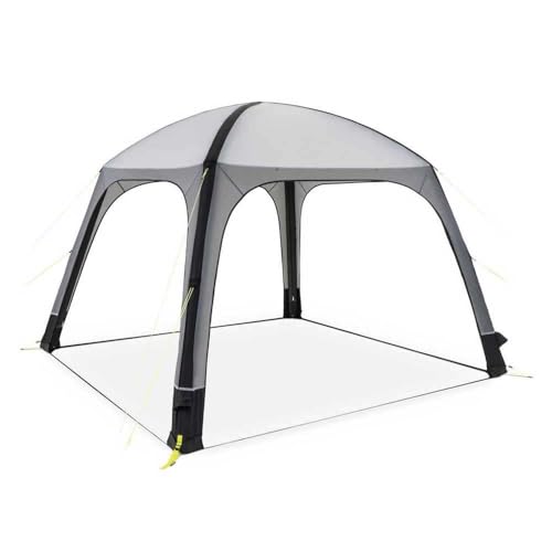 KAMPA Air Shelter 300 &ndash; Aufblasbares Partyzelt 3x3 m &ndash; Sonnensegel mit 6000 mm Wassers&auml;ule &ndash; inkl. Seitenw&auml;nde, Handpumpe, Heringe &ndash; Camping...