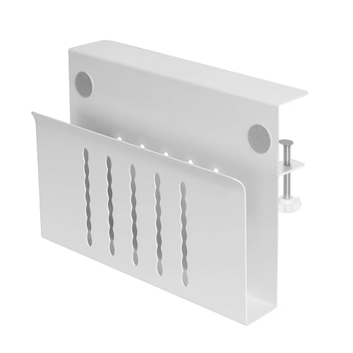 Organiseur de bureau latéral en métal gris anthracite étagère de rangement suspendue