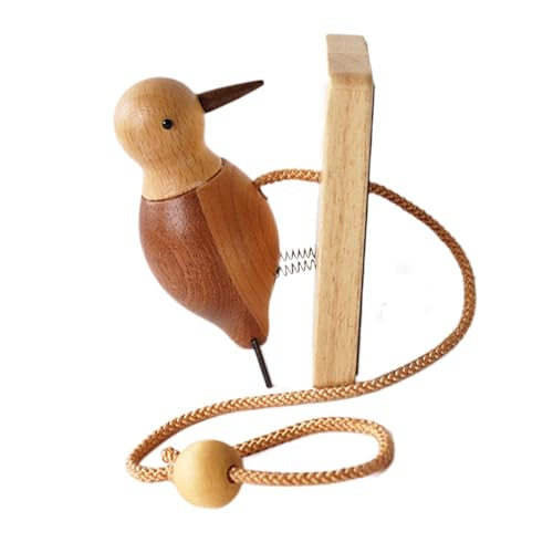 Rrlihjgu Bell for Door Opening, Shop Door Entry Bell - Woodpecker Antique Door | Wonderfully Creative Antique Door & Entrance