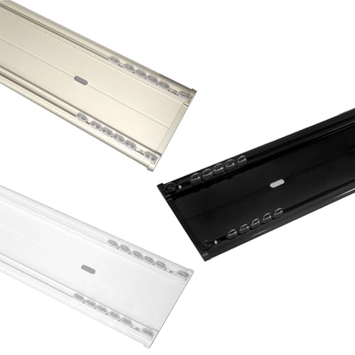 Rail de plafond double gain de place pour séparer une pièce sans perçage lourd