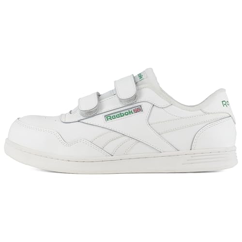 Reebok Work Men's Club MEMT Work White and Green Composite Toe Shoe