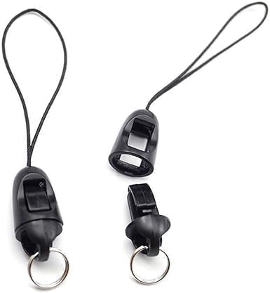 10Pcs Black Detachable Buckle Mobile Phone Accessories, Small Sling Anti-Lost Lanyard Cords, Pendant Buckle Small Sling, Used for Mobile Phone Pendants and Key Chains - Image 4