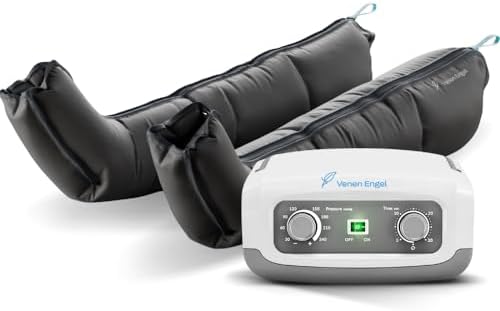 4 Basic Beinmassagegerät mit Beinmanschetten, 4 Luftkammern | Sanfte Luftdruckmassage für die Beine, 4 Luftkammern, 1 Massageprogramm, für eine entspannende Wellness-Routine