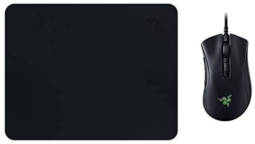 Image of Razer DeathAdder V2 Mini Ultra-Lightweight Ergonomic Wired Gaming Mouse | 6 Programmable Buttons | 8500 DPI Optical Sensor & Razer Goliathus Mobile Stealth Portable Gaming Mouse Pad