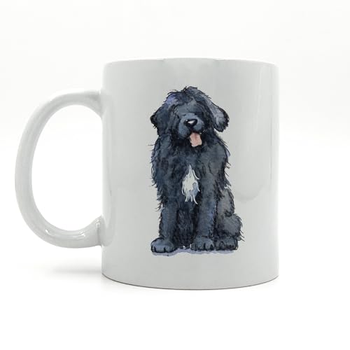 Image Industry Taza de cerámica de Terranova - Amantes de los perros - Regalo para perros - Vajilla - Regalo para amigo - Utensilios de cocina Image Industry Taza de cerámica de Terranova - Amantes de los perros - Regalo para perros - Vajilla - Regalo para amigo - Utensilios de cocina