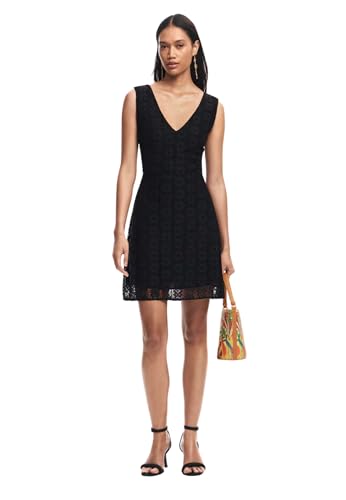 Desigual Vest_Budapest Casual Dress, Negro, XL Women's