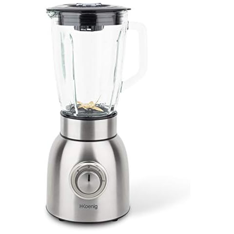 Batidora de Vaso H.Koenig MXK32 con Función Pica Hielo, 1000 W Cover