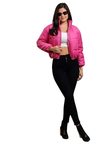 Veste matelassée haut de gamme KOTTY rose doux - Coupe sur mesure femme 36