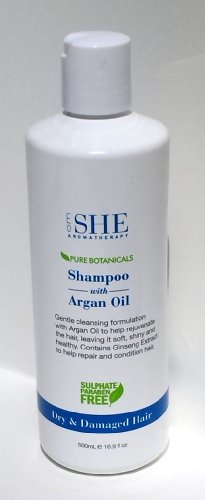omSHE pure botanicals SHAMPOO with Argan oil for Dry & Damaged Hair