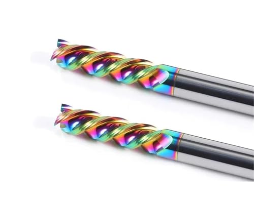 Fraise carbure aluminium 7mm 3 arêtes rainure U outil CNC - 4
