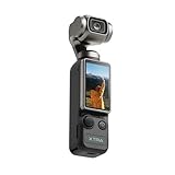 Xtra Muse, Vlogging Camera with 1'' CMOS & 4K/120fps Videos, Pocket Camera with 3-Axis Gimbal Stabilizer,...