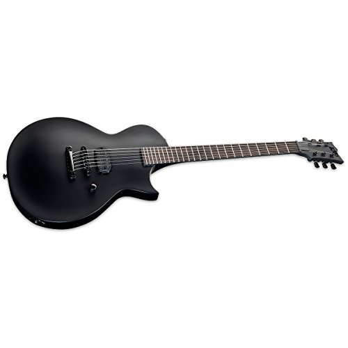 ESP LTD EC-Black Guitare électrique en métal Noir satiné - Les Beatles, Paul McCartney, John Lennon, RIngo Starr, George Harrison ESP LTD EC-Black Guitare électrique en métal Noir satiné – Image 5