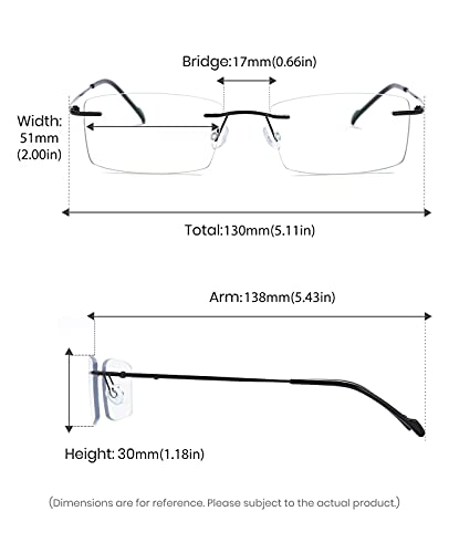 Image of Cyxus 11g Titanium Blue Light Blocking Glasses Men Woman Ultralight Computer Gaming Office Study Eyeglasses 8602T01