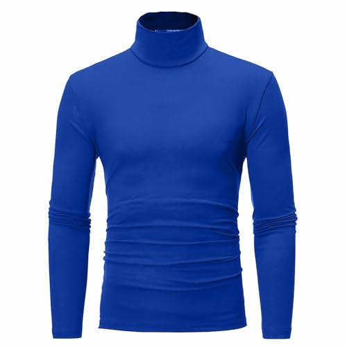 Mens Shirts,Men'S Slim Fit Basic Turtleneck Long Sleeve Lightweight Pullover Sweaters Casual Knitted Tops