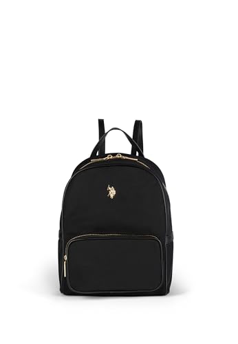 U.S.POLO ASSN. - Polyester Backpack for Women, Black, L