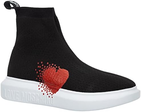 Love Moschino Women high-top Sneakers Nero 8 US | Image 2