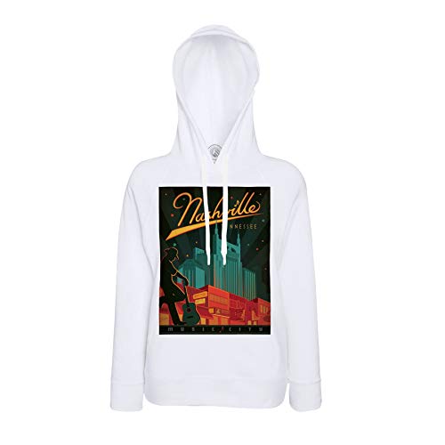 Sweat Nashville Tennessee affiche vintage, le hoodie ideal pour vos weekends decontractes