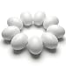Easter Eggs Wooden Fake Eggs 9 Pieces -White Color