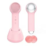 Facial Cleansing Brush,Silicone Electric Face Scrubber for Women,Sonic Facial Cleanser Brush...