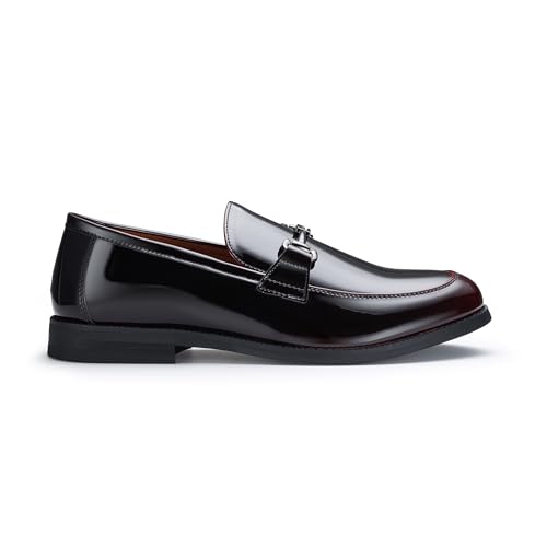Image of Ferro Aldo Men's Premium Moc Toe Loafers | Casual & Dress Styles with Tassels & Horsebit Buckles