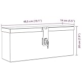 vidaXL Aluminiumkiste Silbern Alubox Aluminiumbox Transportkiste Alukoffer - 8