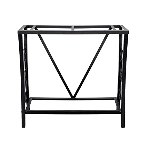 Aquatic Fundamentals 29 Gallon Metal Aquarium Stand, 30.3\" L x 12.5\" W, Black