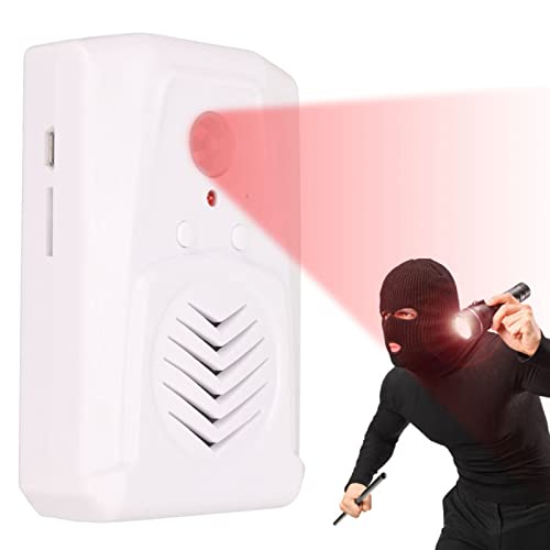 Sensor de Movimiento con Sonido Alarma de Entrada de de PIR con Batería Voz Grabable